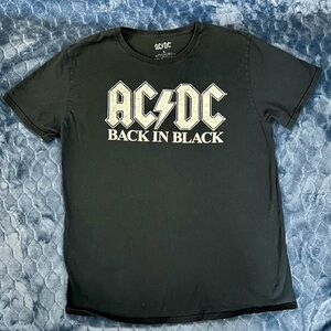 AC/DC Back in Black Tee - Black